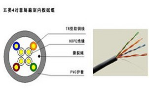 五类四对数据电缆